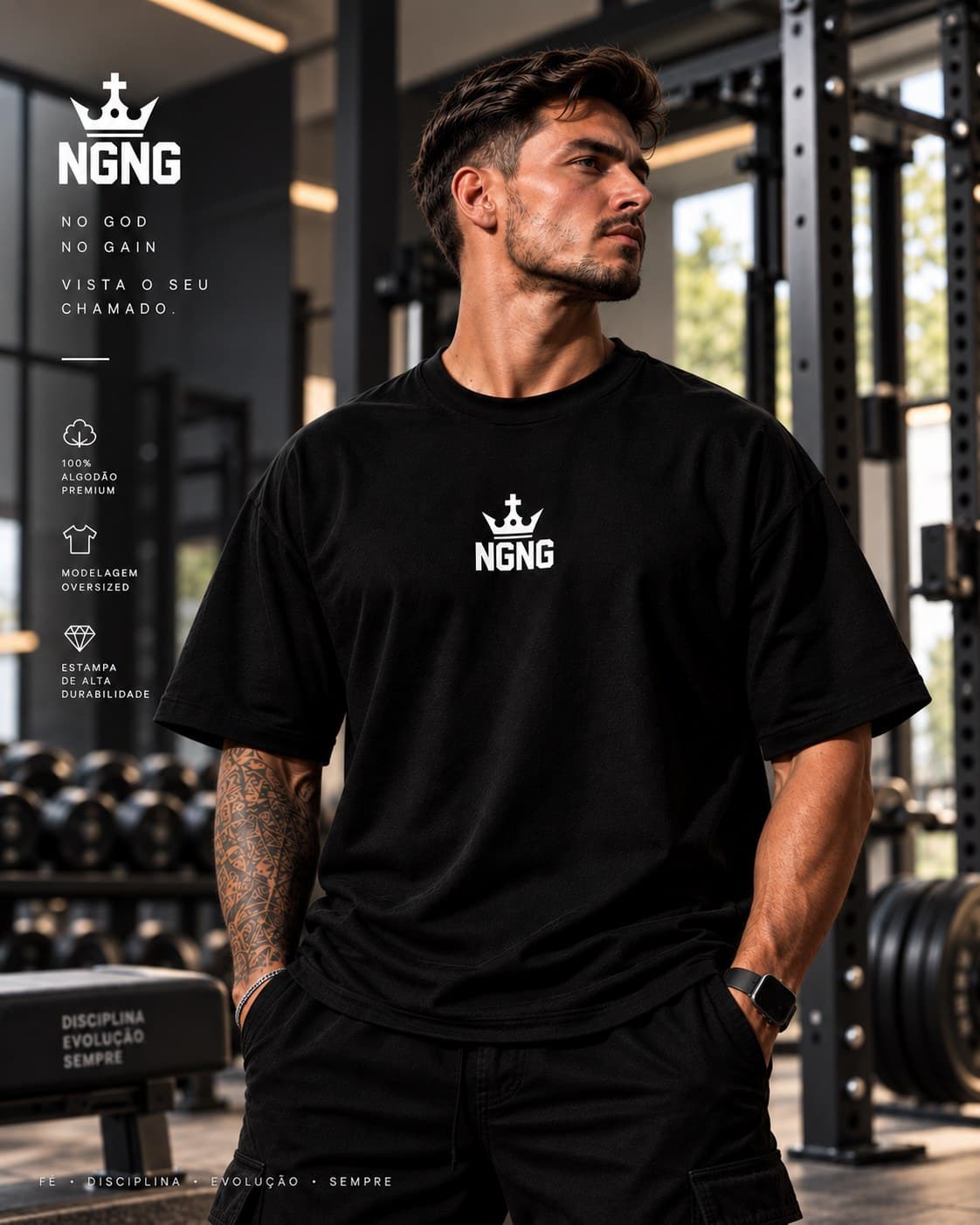 Oversized Premium NGNG "A Sua Luz"